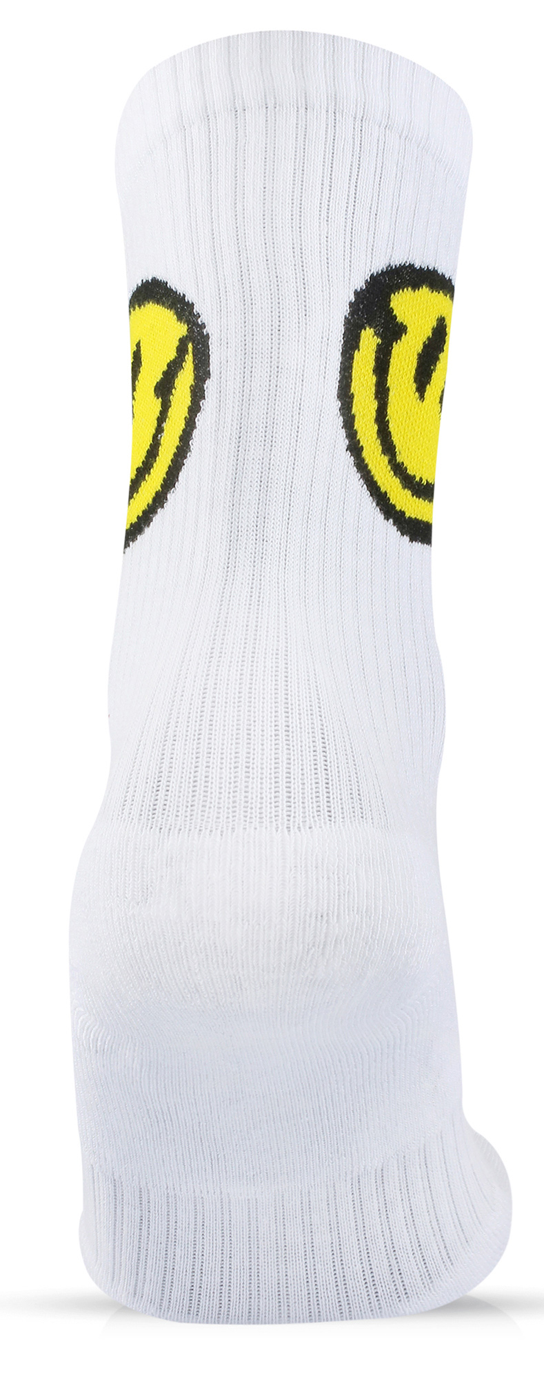"Smiley Face" White and Yellow Socks